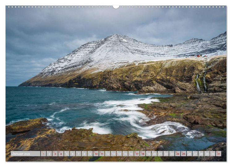 Produktbild: Traumlandschaft im Nordatlantik. F&auml;r&ouml;er Inseln (hochwertiger Premium Wandkalender 2026 DIN A2 quer), Kunstdruck in Hochglanz