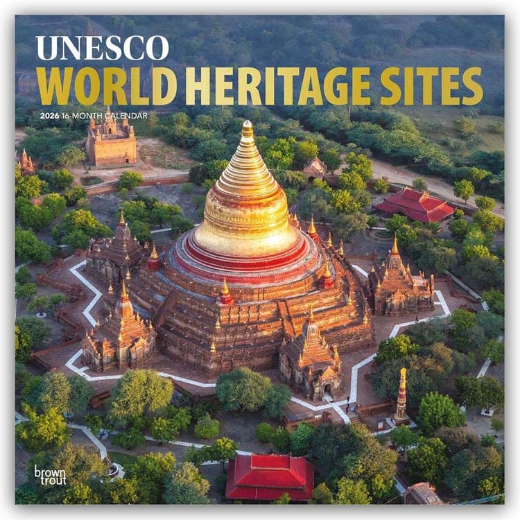 Produktbild: Unesco World Heritage Sites &ndash; Unesco-Welterbest&auml;tten 2026 &ndash; 16-Monatskalender