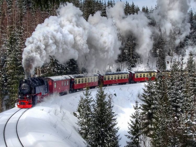 Produktbild: CALVENDO Puzzle Brockenbahn bei Drei Annen | 1000 Teile Lege-Gr&ouml;&szlig;e 64x48cm Foto-Puzzle f&uuml;r gl&uuml;ckliche Stunden