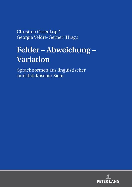 Produktbild: Fehler - Abweichung - Variation