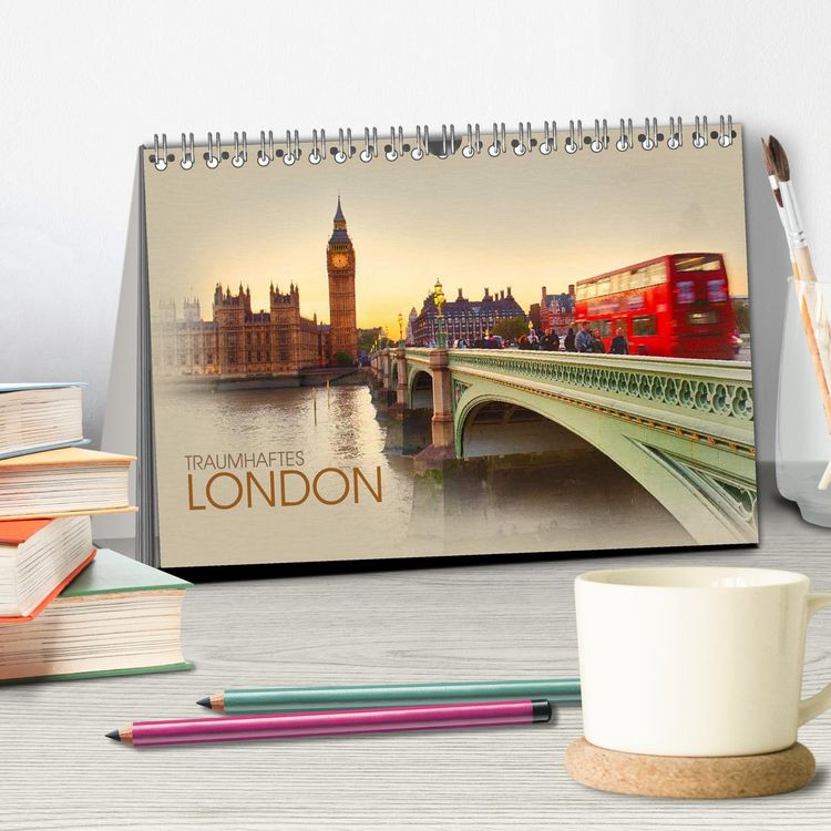 Produktbild: Traumhaftes London (Tischkalender 2026 DIN A5 quer), CALVENDO Monatskalender
