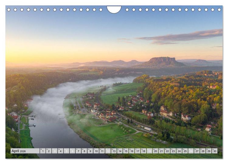 Produktbild: Wundersch&ouml;ne S&auml;chsische Schweiz (Wandkalender 2026 DIN A4 quer), CALVENDO Monatskalender
