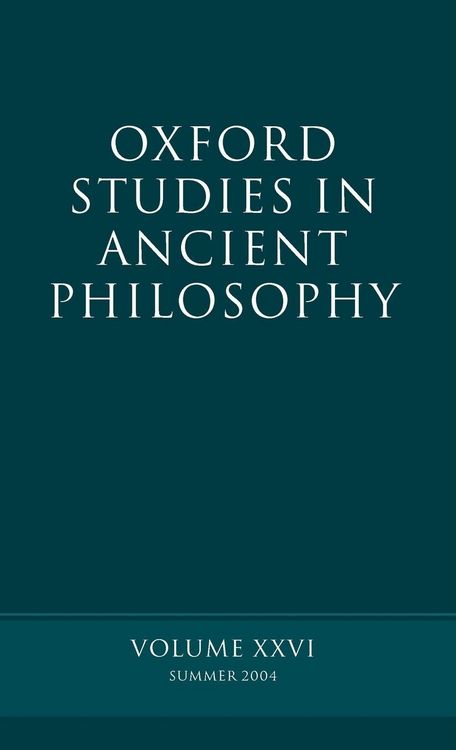Produktbild: Oxford Studies in Ancient Philosophy