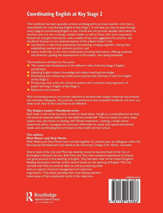 Produktbild: Coordinating English at Key Stage 2