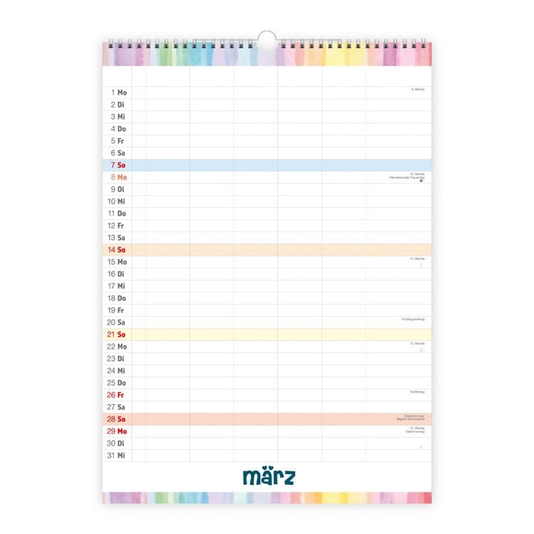 Produktbild: TR&Ouml;TSCH - Gro&szlig;bildkalender XL Familienplaner 2027 mit 6 Spalten