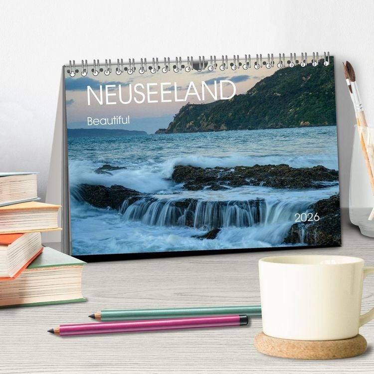 Produktbild: Beautiful Neuseeland (Tischkalender 2026 DIN A5 quer), CALVENDO Monatskalender