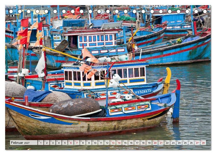 Produktbild: Vietnam - Momente einer Reise (Tischkalender 2027 DIN A5 quer), CALVENDO Monatskalender