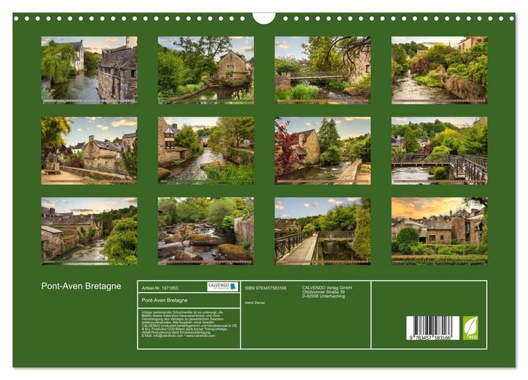 Produktbild: Pont-Aven Bretagne (Wandkalender 2026 DIN A3 quer), CALVENDO Monatskalender
