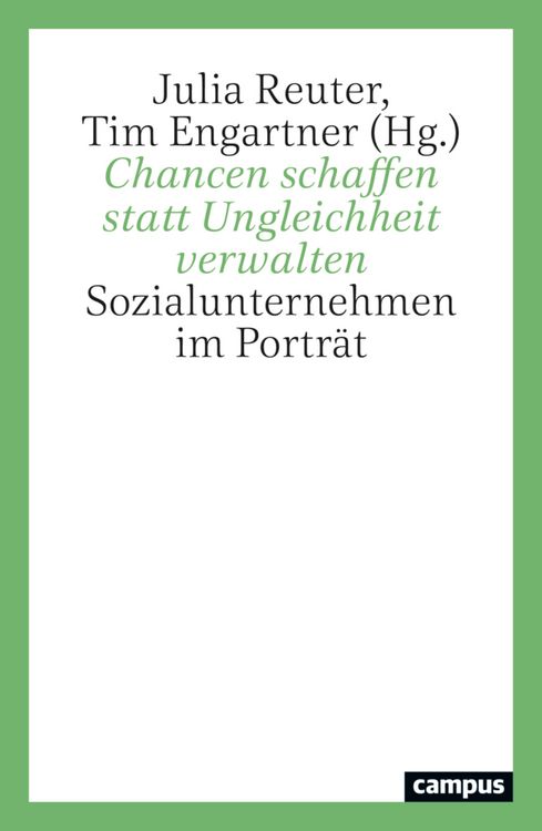 Produktbild: Chancen schaffen statt Ungleichheit verwalten