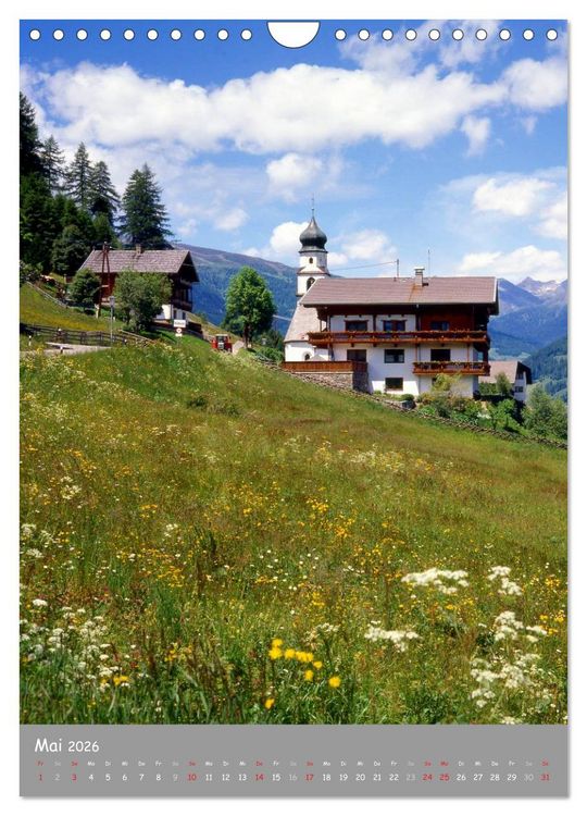 Produktbild: Sch&ouml;nes Land Tirol (Wandkalender 2026 DIN A4 hoch), CALVENDO Monatskalender