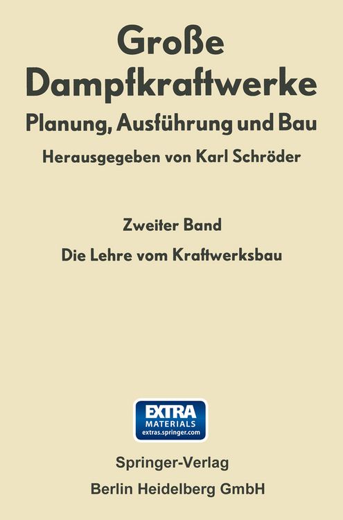 Produktbild: Die Lehre vom Kraftwerksbau