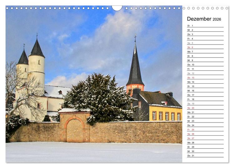 Produktbild: Die Eifel und ihre Regionen - Die Nordeifel (Wandkalender 2026 DIN A3 quer), CALVENDO Monatskalender