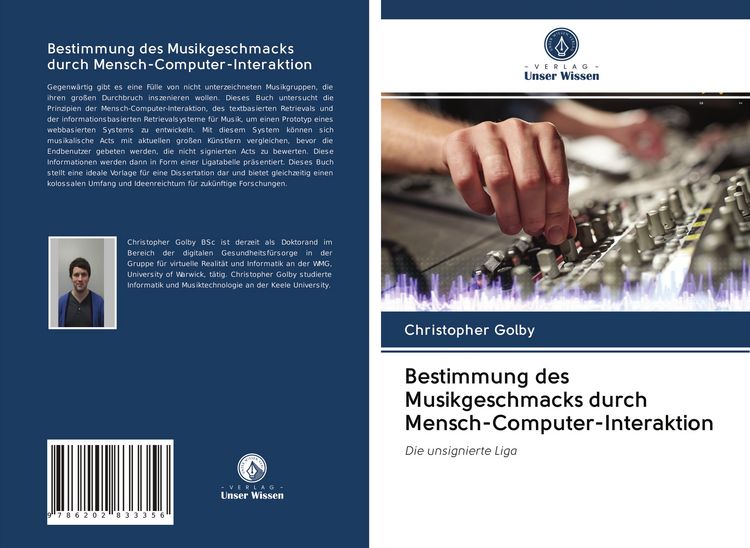 Produktbild: Bestimmung des Musikgeschmacks durch Mensch-Computer-Interaktion