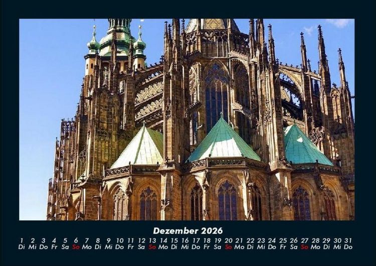 Produktbild: Prag 2026 Fotokalender DIN A4