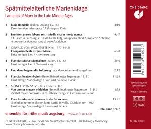 Produktbild: Planctus Mariae