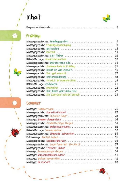 Produktbild: Das Kita-Jahreszeitenbuch: Massagegeschichten
