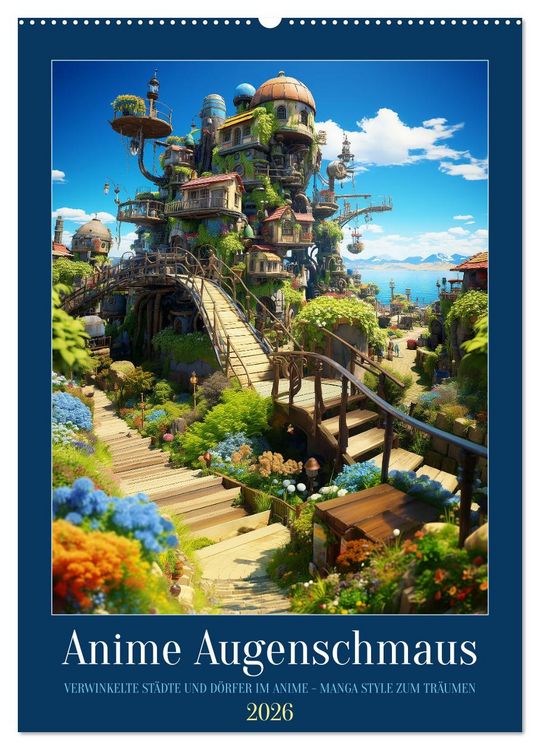 Produktbild: Anime Augenschmaus (Wandkalender 2026 DIN A2 hoch), CALVENDO Monatskalender
