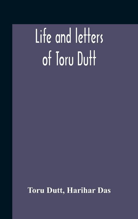 Produktbild: Life And Letters Of Toru Dutt