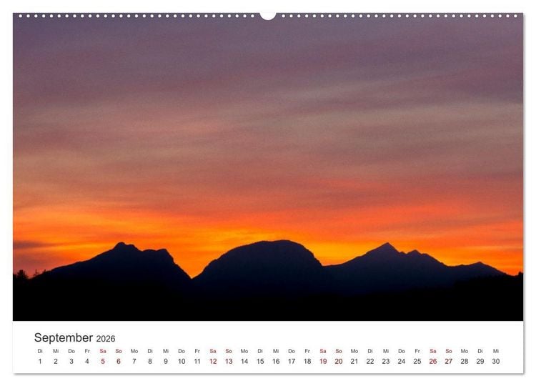 Produktbild: Alpenland &Ouml;sterreich (hochwertiger Premium Wandkalender 2026 DIN A2 quer), Kunstdruck in Hochglanz