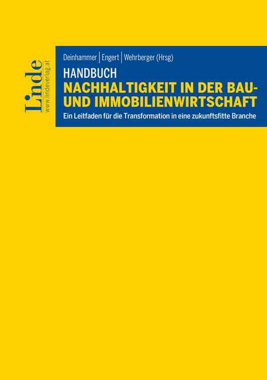 Produktbild: Handbuch Nachhaltigkeit in der Bau- und Immobilienwirtschaft