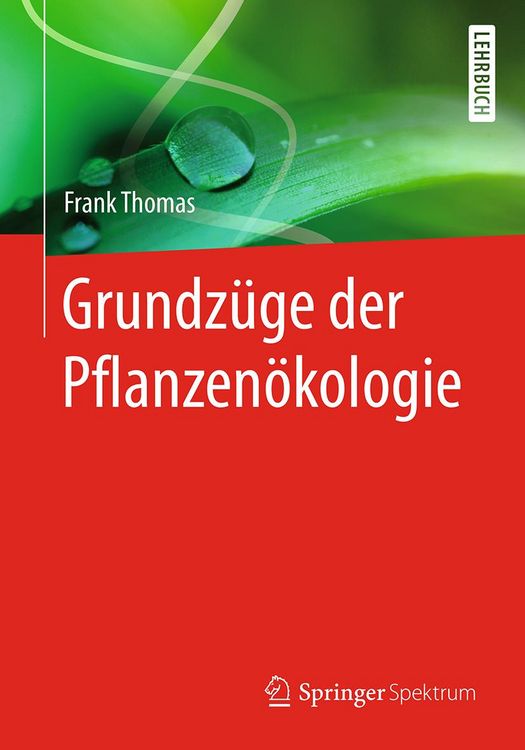 Produktbild: Grundz&uuml;ge der Pflanzen&ouml;kologie
