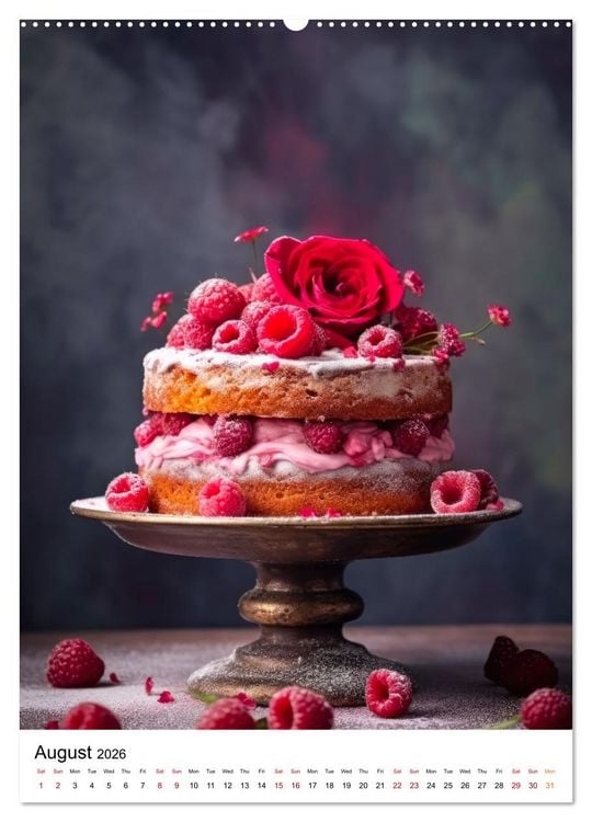 Produktbild: Cake Heaven (Wall Calendar 2026 DIN A2 portrait), CALVENDO 12 Month Wall Calendar