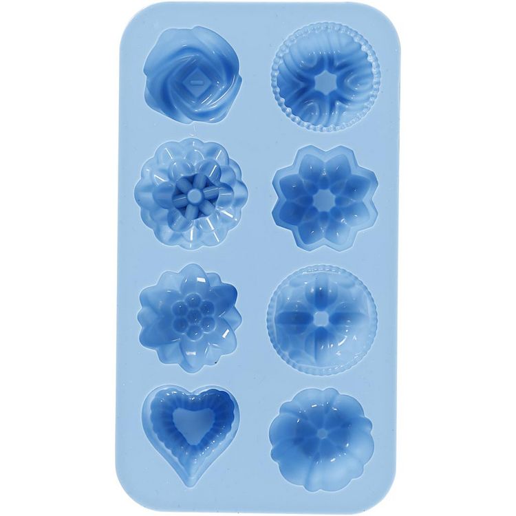 Produktbild: Creativ Company Silikonform kleine Kuchen, Lochgr&ouml;&szlig;e 40x45 mm, 25 ml