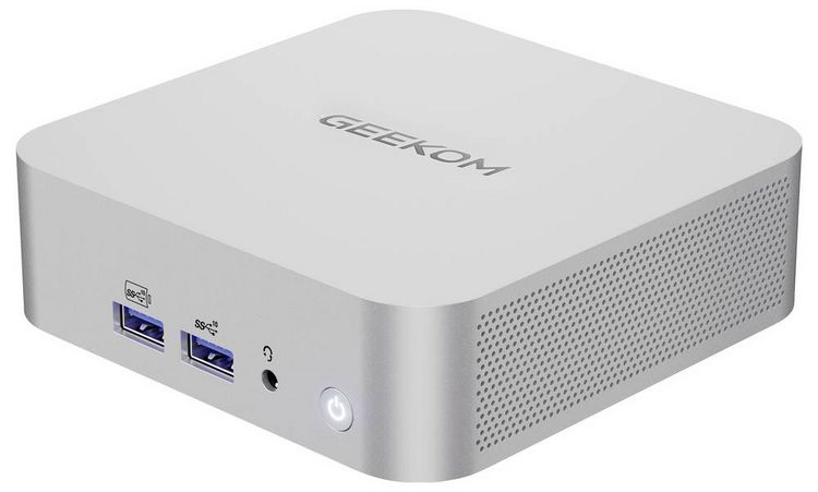 Produktbild: GEEKOM Mini PC A8 AMD Ryzen 7 8745HS 5.1 GHz 16 GB RAM 1 TB SSD AMD Radeon&trade; 610M Win 11 Pro A8-2