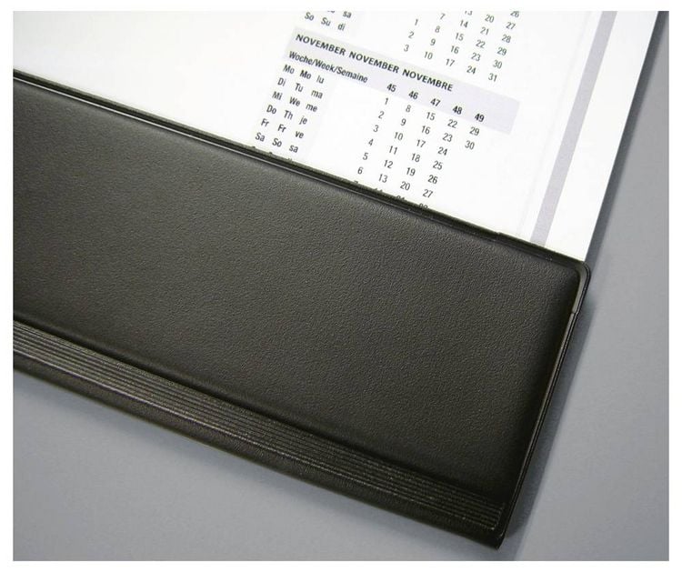 Produktbild: Sigel H6365 Schreibunterlage Wochenplan 2026, 2027 mit Schutzklappe Wei&szlig;, Schwarz (B x H) 59.5 cm x 41 cm 40 Blatt 1 St.