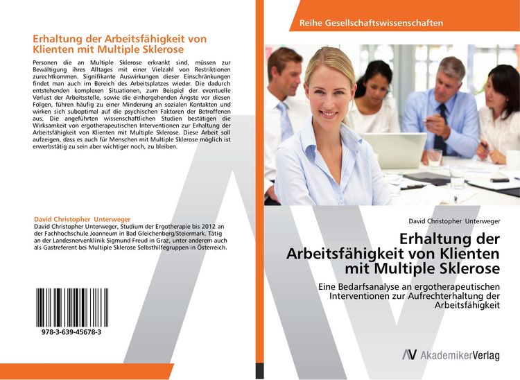 Produktbild: Erhaltung der Arbeitsf&auml;higkeit von Klienten mit Multiple Sklerose