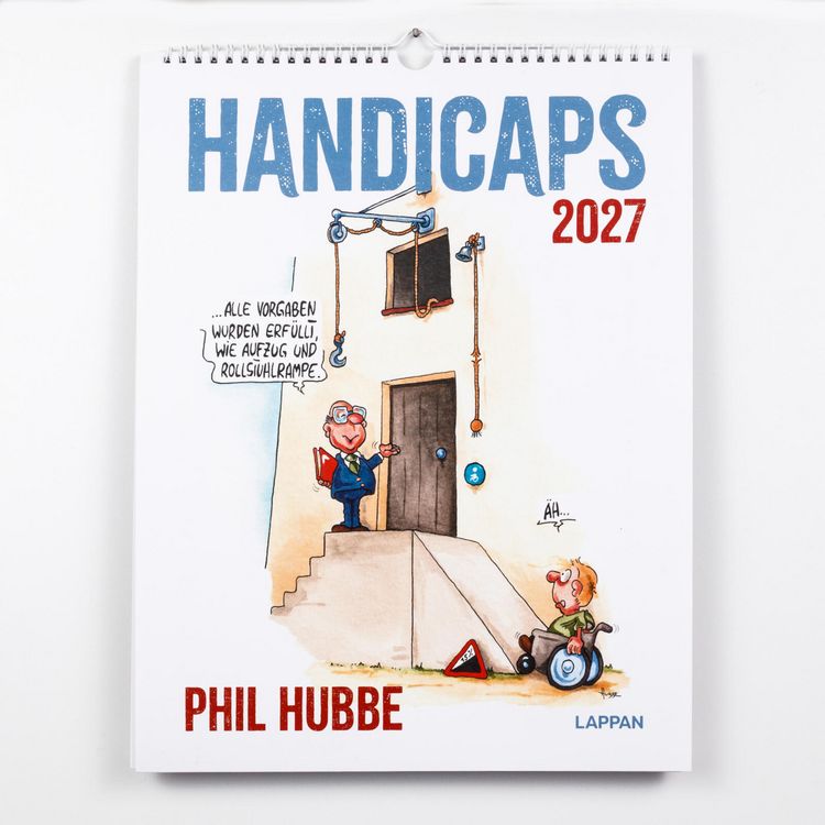 Produktbild: Handicaps 2027: Monatskalender f&uuml;r die Wand