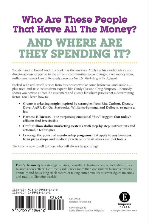 Produktbild: No B.S. Marketing to the Affluent