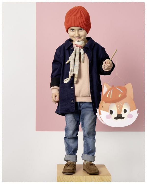 Produktbild: FOLIA Bastelartikel DIY Laterne Fuchs (FOX) inkl. 1 LED-Licht und Batterien