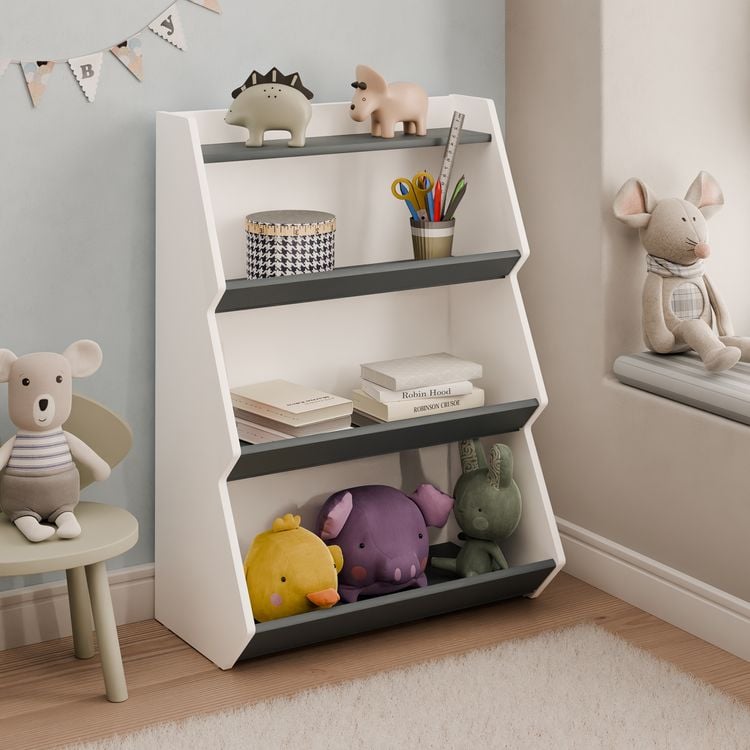 Produktbild: Holz Kinderregal B&uuml;cherregal Kinder Regal Malusa