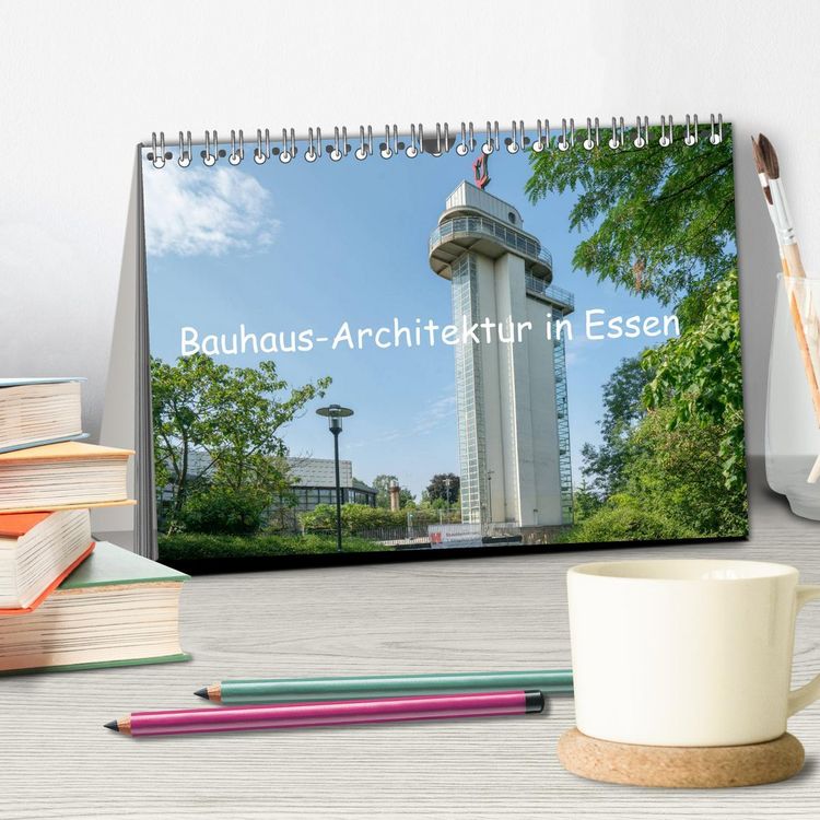 Produktbild: Bauhaus-Architektur in Essen (Tischkalender 2026 DIN A5 quer), CALVENDO Monatskalender