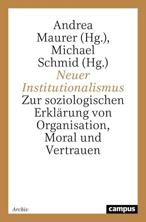 Produktbild: Neuer Institutionalismus