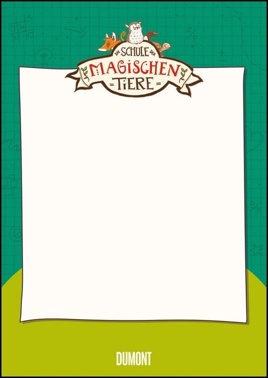 Produktbild: Schule der magischen Tiere - Bastelkalender zum Selbstgestalten - Fotos einkleben, malen - immerw&auml;hrend - 21 x 29,7 cm