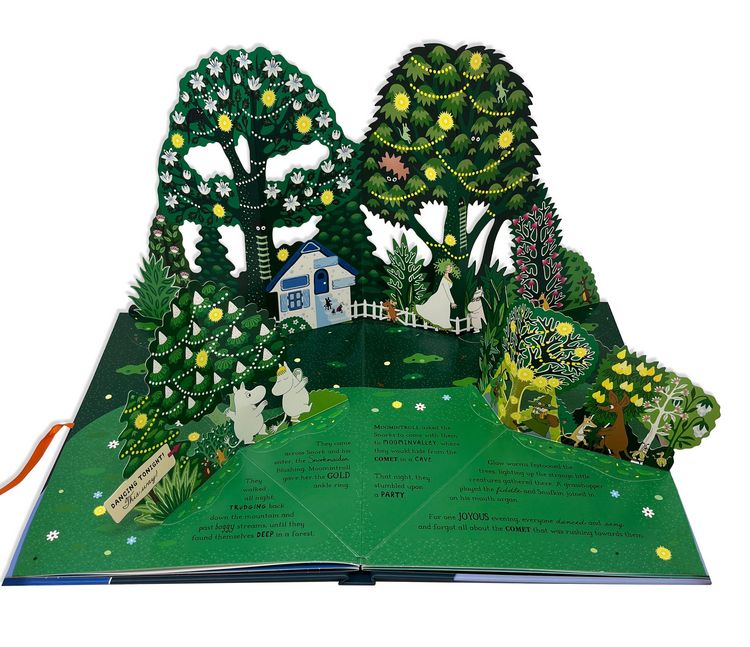 Produktbild: The Moomins and the Comet: A Pop-Up Adventure