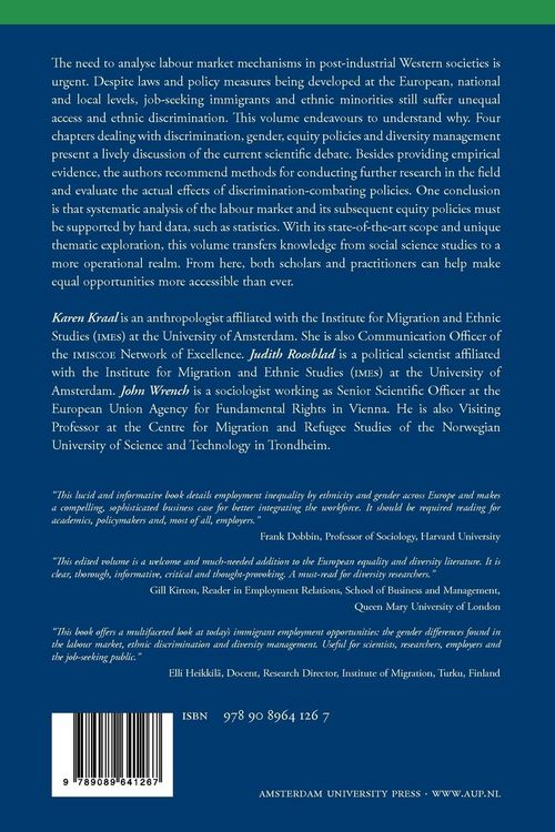 Produktbild: Equal Opportunities and Ethnic Inequality in European Labour Markets