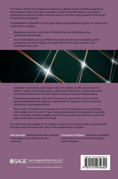 Produktbild: The SAGE Handbook of Social Gerontology