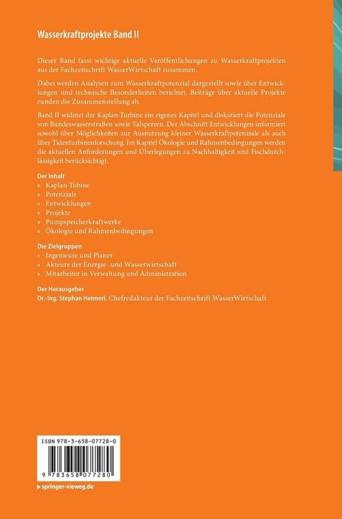 Produktbild: Wasserkraftprojekte Band II