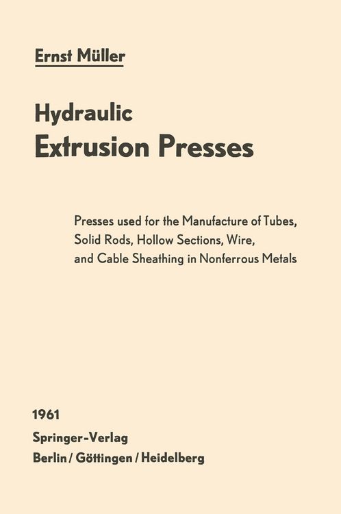 Produktbild: Hydraulic Extrusion Presses