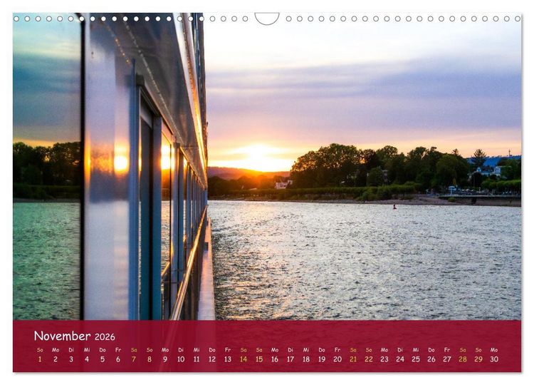 Produktbild: Eine Kreuzfahrt auf dem Rhein (Wandkalender 2026 DIN A3 quer), CALVENDO Monatskalender