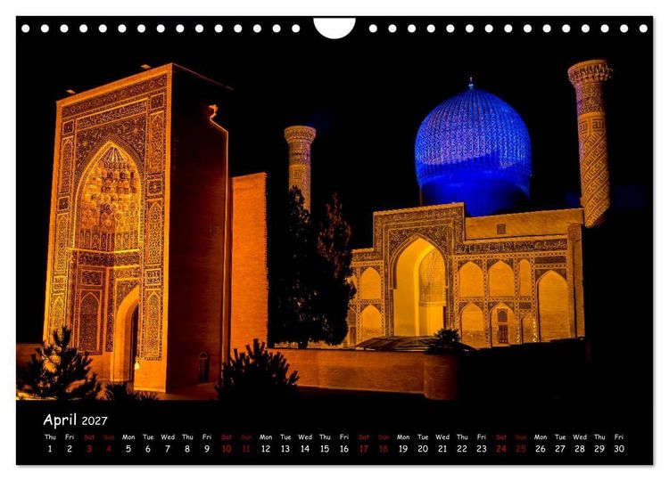Produktbild: Uzbekistan Land of 1001 nights (Wall Calendar 2027 DIN A4 landscape), CALVENDO 12 Month Wall Calendar