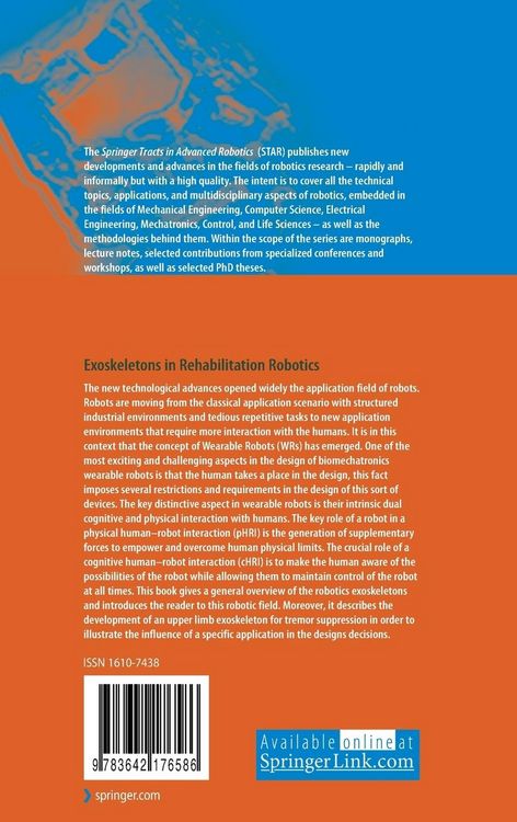 Produktbild: Exoskeletons in Rehabilitation Robotics