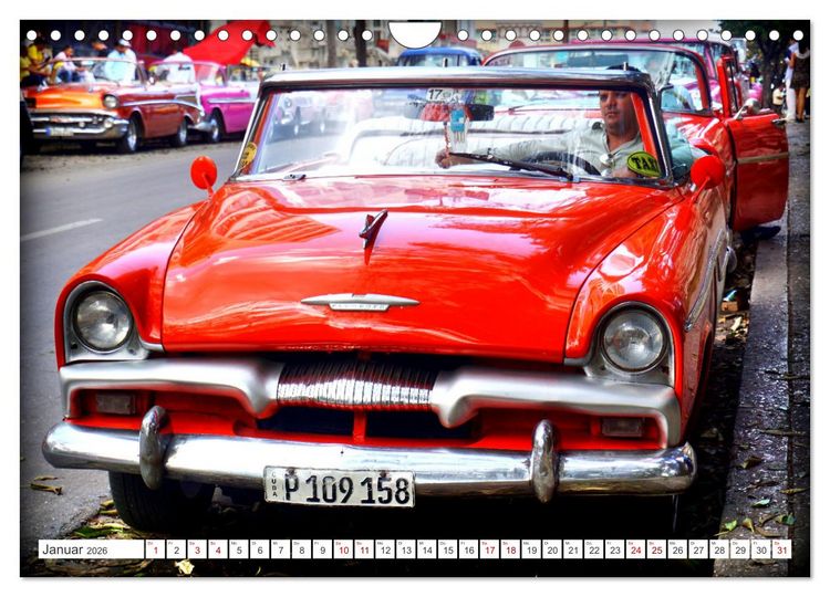 Produktbild: PLYMOUTH '55 (Wandkalender 2026 DIN A4 quer), CALVENDO Monatskalender