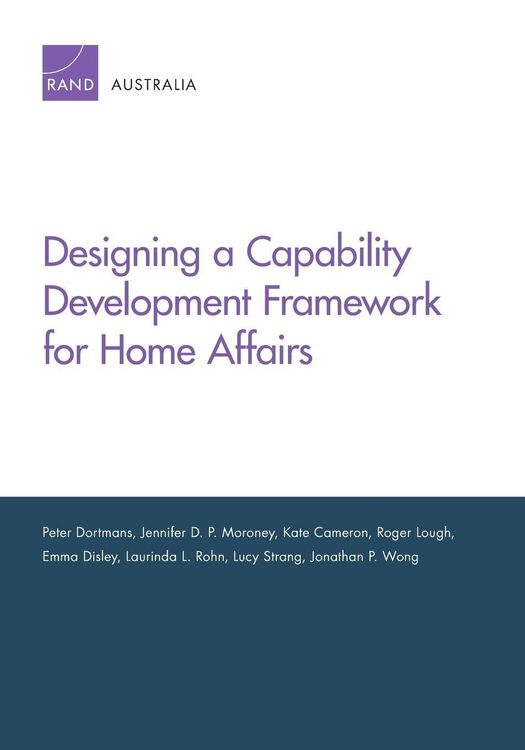 Produktbild: Designing a Capability Development Framework for Home Affairs