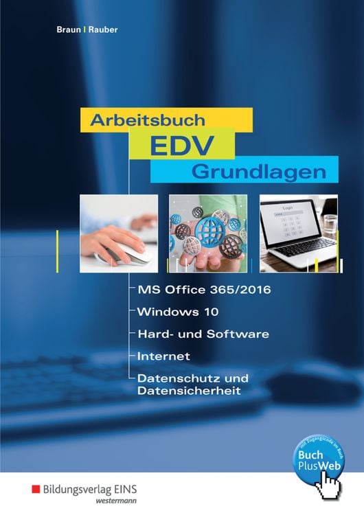 Produktbild: Arbeitsbuch EDV-Grundlagen - Windows 10 und MS-Office 2016