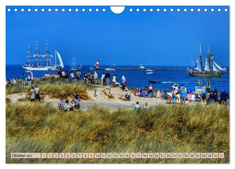 Produktbild: Hanse Sail - Rostock. Du bist so sch&ouml;n (Wandkalender 2027 DIN A4 quer), CALVENDO Monatskalender