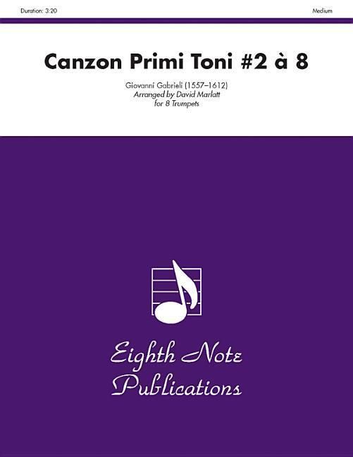 Produktbild: Gabrieli, G: Canzon Primi Toni #2 &Agrave; 8